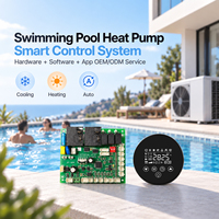Carte de commande de pompe à chaleur pour refroidisseur de piscine à source d'air PCBA personnalisée avec 220V AC certifiée ISO9001 ROHS ELECHICO CCYC001