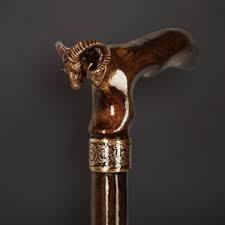 Bâtons de marche pliants manche en métal avec bois de haute qualité marche malade - Product Image 5