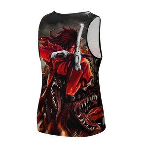 Sublimación personalizada Sport Gym Vest 100 Poliéster Secado rápido Hombres Running Sublimated Tank Top Chalecos - Product Image 6