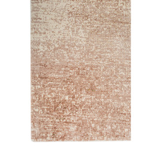 Alfombra Kavi Verde de Lana y Seda de Bambú Anudada a Mano, Colección Afterglow, Patrón Abstracto para Uso Doméstico, Modelo Eskm-06 (Cs-01) - Product Image 4