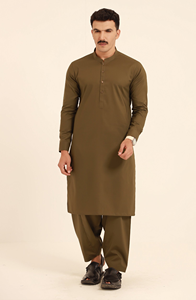 Shalwar Kameez en coton sur mesure de haute qualité pour hommes - Sans plis et séchage rapide, marque Tradeem Sports, toutes saisons, pour mariage et Diwali - Product Image 4