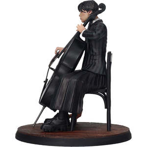 Figura de Miércoles con Violonchelo, Busto de Juguete con Diseño Único para Exhibición y Colecciones - Product Image 3