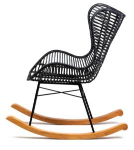 Best Quality Poly <b>metal</b> Rattan Rocking <b>Chair</b> Restaurant Outdoor Furniture Rattan Dining <b>Chairs</b> - Product Image 3