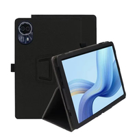 Ensemble d'Accessoires pour Tablette 10.1 Pouces avec Clavier Bluetooth sans Fil, Souris et Étui en Cuir pour Études, Bureau et Voyage