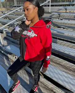 Custom Sun Faded pantalones de chándal bordados y Sudadera con capucha Jogging Suits Distressed Street Wear Full Face Zip up Hoodie Sweatsuit - Product Image 5