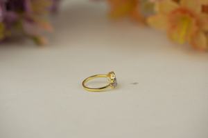 Anillo de diamante cultivado en laboratorio de moda corte redondo VS1 IGI SGL certificado Oro rosa oro plata compromiso joyería nupcial proveedor mayorista - Product Image 3