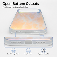 Coque personnalisée pour iPhone 15 Pro Max, motif IML, TPU+TPE, antichoc, anti-traces de doigts, protection de l'appareil photo, OEM ODM