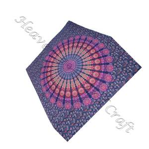Tapiz colgante de pared con estampado Digital de algodón para decoración del dormitorio, tapiz de arte impreso personalizado con Mandala bohemio - Product Image 2