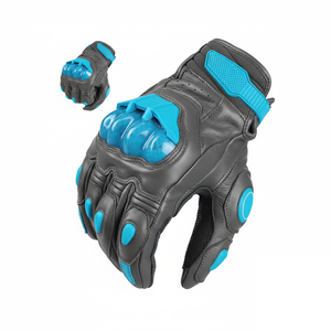 Guantes de Carreras de Cuero Unisex, Guantes de Motocross Antideslizantes de Dedo Completo, Pantalla Táctil, Diseño Personalizado, Guantes de Motociclismo Cross Country - Product Image 2