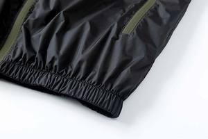 Chaqueta Cortavientos Impermeable para Hombre, Diseño Nuevo, con Cremallera Arrugada, Informal, con Capucha, Transpirable, para Verano - Product Image 6