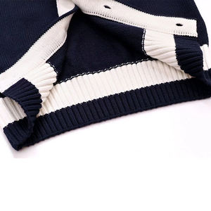 Trendy <b>Cardigan</b> Sweater Custom Made Logo Private Label High Quality Fashion Knit Wholesale Supply - Product Image 4