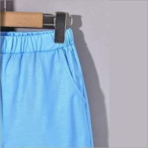 Conjunto Deportivo Informal de Verano para Hombre, de Dos Piezas, de Algodón Sólido, Transpirable, con Cuello Redondo, Camiseta de Manga Corta y Pantalones Cortos a Juego para Entrenamiento - Product Image 4