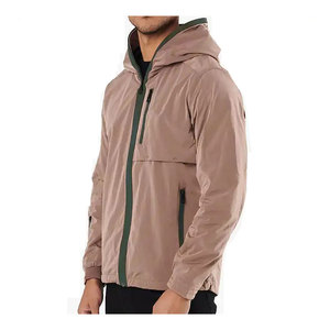 Veste coupe-vent de pluie personnalisée au nouveau design à prix réduit Vestes de pluie coupe-vent de sport de haute qualité pour hommes à vendre - Product Image 3