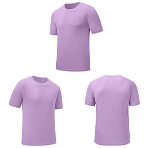 เสื้อยืดโพลีเอสเตอร์สีพาสเทลแบบเรียบเสื้อยืดสำหรับทุกเพศเสื้อยืดป้ายแบบกำหนดเองได้ - Product Image 3