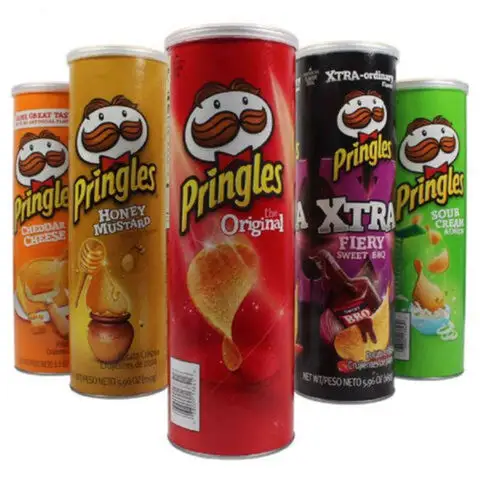 Beste Europese Standaard Pringles 165G Chips Te Koop/Kwaliteit Pringles Originele Aardappelchip