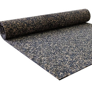 Isolation <span class=keywords><strong>acoustique</strong></span> écologique à prix avantageux, sous-couche en liège et caoutchouc, sous-couche insonorisante, rouleaux de caoutchouc - Product Image 1