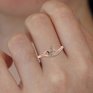 Anillo de Compromiso, Regalo de Año Nuevo, Colección para Mujer con Diamantes Naturales Certificados por Laboratorio, Certificados IGI e Ingemco, Precios de Mayoreo en India - Product Image 3