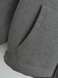 Dark <b>Black</b> <b>Hoodies</b> Custom Men's Vintage Boxy <b>Hoodie</b> 100% Cotton Cropped Hem Acid Washing Digital DTG Embroidered Fall <b>Plain</b> Dyed - Product Image 2