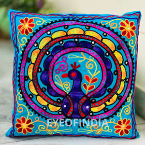 Mayorista Lote Tendencia India Hecha A Mano Floral Bordado Suzani Funda de Cojín Katha Throw Tejido Étnico Decorativo Vintage - Product Image 1