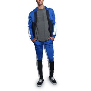 100% Cotton Fleece Comfortable Breathable Hooded Tracksuit Pant Sets Baggy Oversize Unisex Tracksuit for <b>Men</b> Solid Maternity - Product Image 5