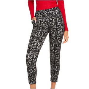 Pantaloni Skinny Casual da Donna Thalia Sodi, Stampa a Vita Alta, Modello a Matita, Traspiranti con Effetto Stropicciato, Taglia XL - Product Image 2