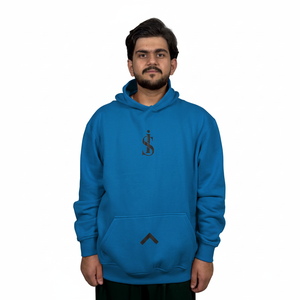 Sweat à capuche surdimensionné de haute qualité pour hommes, style hip-hop, couleur unie, polaire, streetwear, 100% coton, poche basique, sweat à capuche - Product Image 1