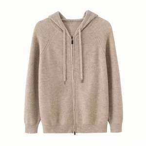 Pull à capuche en laine d'hiver pour homme de haute qualité, tricot sur mesure, anti-rétrécissement, respirant, pulls en tricot tendance, OEM - Product Image 6