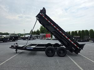 7′ X 14′ 14K HD Dump Trailer 3,955 lb. empty – 10,045 lb. payload 7,000 lb Spring Axles w/Electric Brakes - Product Image 4