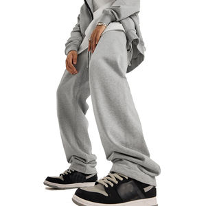 High Quality Bulk Wholesale <b>Men</b> Black Fleece Baggy Joggers Pants <b>Trousers</b> Blank Custom Sweat Pants for <b>Print</b> - Product Image 6