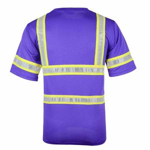 Multiple Sizes Oem Workwear Working T-<b>Shirt</b> Construction <b>Hi</b> <b>Vis</b> Clothing Reflective Working T <b>Shirts</b> - Product Image 4