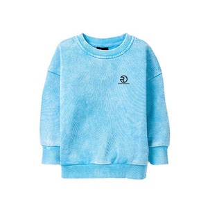 Sudadera con capucha de lavado ácido de moda al por mayor superior para niños estilo desgastado pulóver sudadera logotipo personalizado ropa de calle sudaderas con capucha - Product Image 1