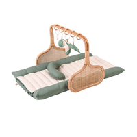 Gymnase de jeu pour bébé en rotin naturel artisanal de haute qualité, accessoire pour bébé, vente en gros, prix intéressant en provenance du Vietnam