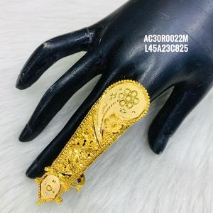 デザイナーゴールドメッキリングオンラインファッションジュエリーすべてタイプ1グラム新しいデザインオンラインのみ - Product Image 1