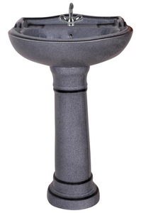 Juego de Inodoro de Una Pieza Más Vendido, Lavabos con Pedestal, Cerámica de Diseño Moderno, Artículos Sanitarios a Precios Accesibles para Baños Modernos - Product Image 3