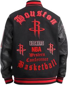 Vente en gros de veste universitaire en laine avec écussons en chenille, veste Letterman personnalisable pour équipes scolaires et mélange de laine chaud à la mode - Product Image 5