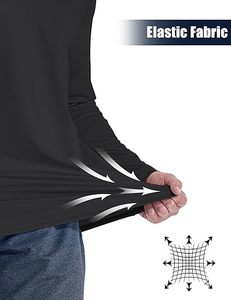 OEM personalizado cuarto de cremallera gimnasio Fitness hombres sudaderas con capucha hombres soporte cuello activo desgaste impreso ligero para el invierno - Product Image 5