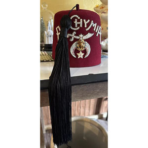 Chapeau maçonnique Fez Vintage Shriners avec gland franc-maçon chapeau maçonnique haute qualité personnalisé meilleure vente vente vente chaude Fezz - Product Image 2