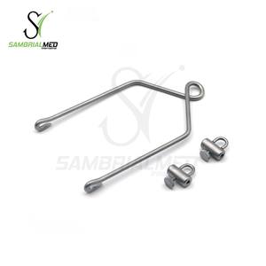 Premium Bohler Traction Bow 7,5 "Rodilla Fractura femoral Ortopédica con tornillos Cerraduras Estabilidad Procedimientos de rodilla Acero inoxidable alemán - Product Image 3