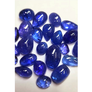 23 piezas cabujón de tanzanita natural en 8MM 18mm Corte rectangular de pera ovalada 157cts lote de piedras preciosas azules piedras preciosas sueltas US $323 todo - Product Image 2