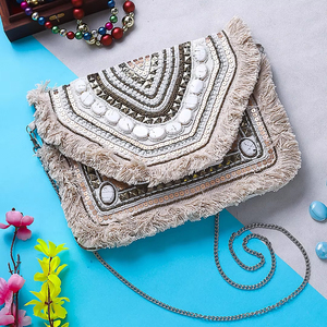 Bolso Tote Boho Patchwork para Mujer, Bolso de Hombro Colorido de Estilo Étnico Hecho a Mano, Moda al por Mayor - Product Image 1
