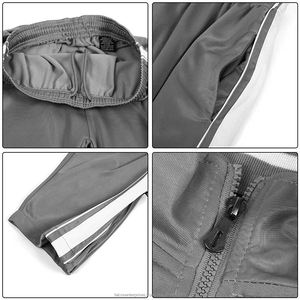 Chándal atlético de 2 piezas para hombre, traje deportivo informal ecológico con patrón sólido para correr, logotipo personalizado impreso, equipo deportivo de maternidad - Product Image 4