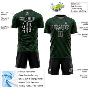 Conjuntos de uniformes de fútbol confiables para escuadrones activos con tela absorbente de humedad, durabilidad reforzada y ajuste ergonómico transpirable - Product Image 2