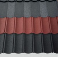 La belle pierre colorée a enduit des tuiles de toit en métal/matériaux de couverture fonctionnels