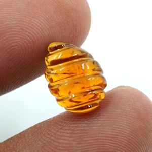 อัญมณีแกะสลักใบซิทรินธรรมชาติบราซิลสำหรับทำเครื่องประดับ - Product Image 2