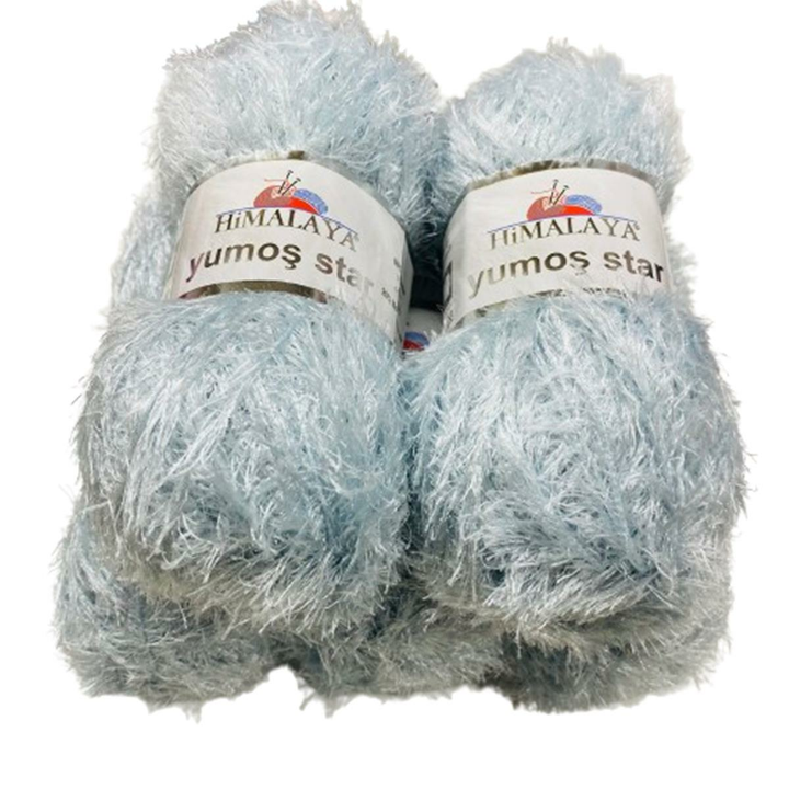 Himalaya Yumoş Star Bearded Hand Knitting Yarn Set of 5