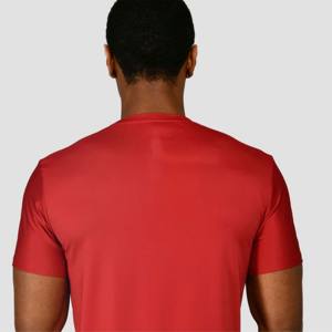 T-shirt polyvalent en nylon spandex pour hommes avec design sans couture et matériau flexible pour une mobilité maximale - Product Image 5