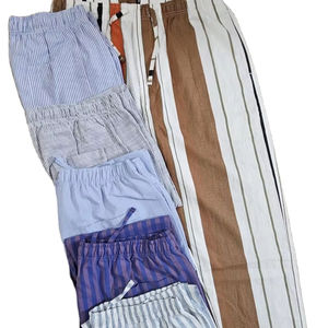 Pantalones rectos de lino informales de verano para hombre, pantalones largos ligeros transpirables con logotipo en la cintura, de talla grande disponible - Product Image 2