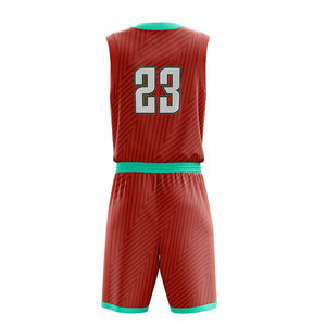 ชุดบาสเก็ตบอลสำหรับผู้ใหญ่ ปรับแต่งได้ ไซส์ใหญ่ แห้งเร็ว ป้องกันแบคทีเรีย แบบกลับด้านได้ ราคาขายส่ง - Product Image 5