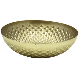 New Arrival Iron Small Size Dinnerware Bowls Chocolate Brass Plating <b>Gold</b> <b>Color</b> Set 2 Handicrafts Wood Bowl Commercial <b>Food</b> Use - Product Image 5
