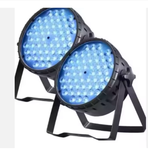 Nuevas Luces Par Halógenas RGB de 54x3W DMX512 FB4 IP67 B22 Cromadas, Iluminación de Escenario Personalizable - Product Image 1